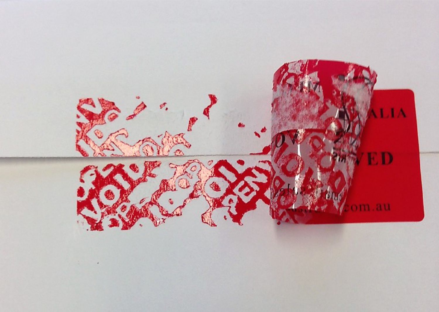 Tamper Evident Seal for Envelope Shop Compact Business Systems