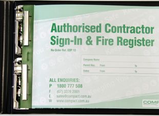 Contractor Pass Book Folders
