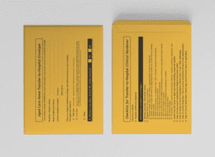 Resident Transfer to Hospital Envelope