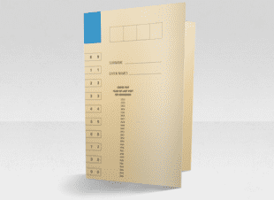 MR670 Patient / Client Record Folders - Blue