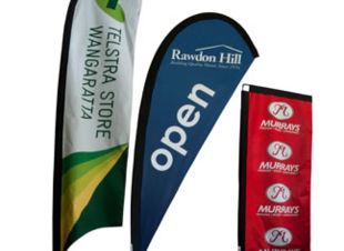 Teardrop, Bali and Rectangle Banners