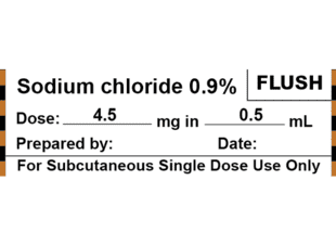 Sodium chloride 0.9% Flush