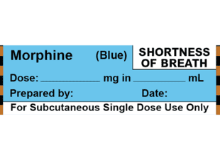 Morphine (Blue) Shortness of Breath