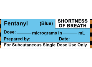 Fentanyl (Blue) Shortness of Breath
