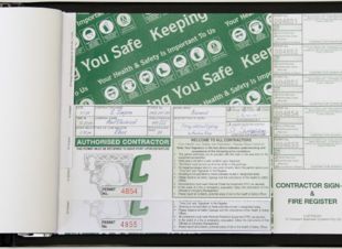 A4 Contractor Pass Books - Generic (50 Passes)