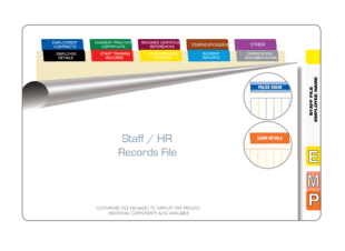 Fully Assembled Staff and HR Records file