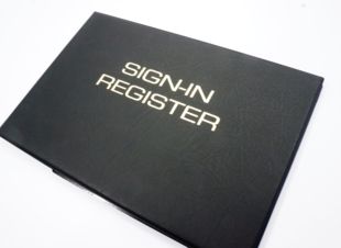 A4 Visitor Book Folder