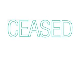 Medication Stamp "Ceased"