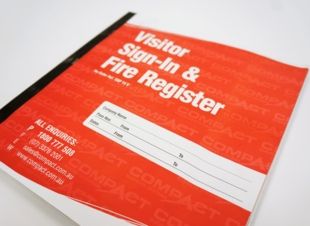 Large Visitor Sign In Pass Books - Generic
