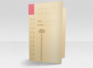 MR670 Patient / Client Record Folders - Red