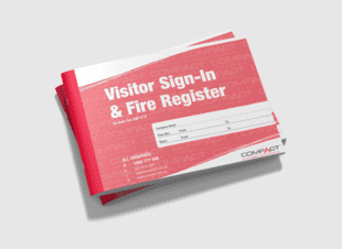 A4 Visitor Sign In Pass Book - Generic