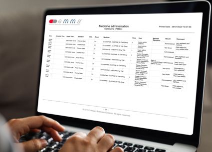 Compact ‘s emma allows remote access of reports