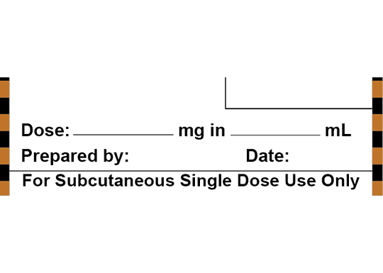 Blank Syringe Label - Shop | Compact Business Systems Australia